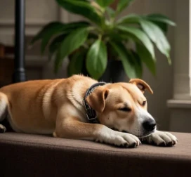 Varför blir min hund ledsen när jag tar av honom halsbandet?