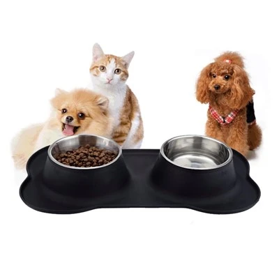 Slanted Dog Food Bowl